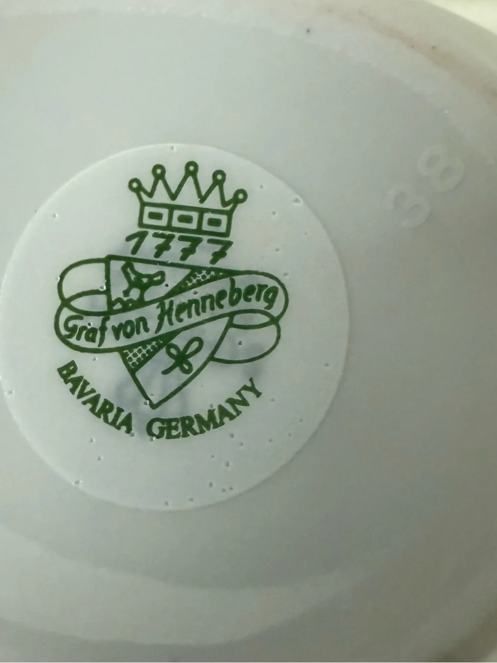 Vintage Graf Von Henneberg 1777 Porcelain Tea Set